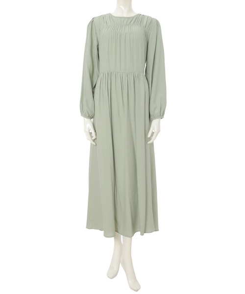 fifth（フィフス）の「バックリボンシャーリングカラーワンピース（ワンピース・レディース・ピンク/ミント・MEDIUM）」の12枚目の写真