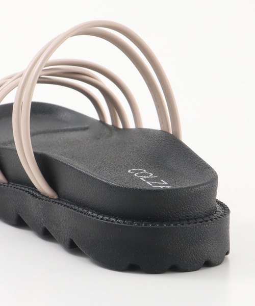 Honeys(ハニーズ)の「2Wayクロスストラップ(サンダル・レディース・ブラック/ベージュ/ピンク/アイボリー・M/L/S)」の13枚目の写真