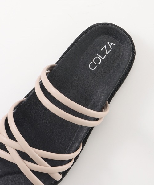 Honeys(ハニーズ)の「2Wayクロスストラップ(サンダル・レディース・ブラック/ベージュ/ピンク/アイボリー・M/L/S)」の7枚目の写真