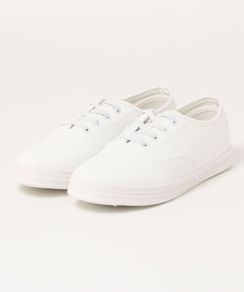 LBC（エルビーシー）の「PUスニーカー（スニーカー・レディース・ホワイト/ブラック・M/L）」の2枚目の写真