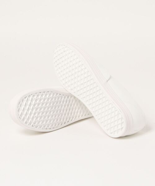 LBC（エルビーシー）の「PUスニーカー（スニーカー・レディース・ホワイト/ブラック・M/L）」の3枚目の写真