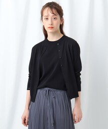 ◆【WEB限定/2点セット】クルーネックアンサンブルニット