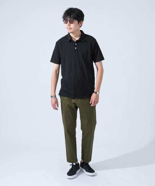 URBAN RESEARCH ROSSO MEN（アーバンリサーチロッソメン）の「『WEB限定』スリムテーパードアンクルチノパンツ（チノパンツ・メンズ・カーキ/ベージュ/ネイビー・LARGE/SMALL/X-LARGE/MEDIUM）」の9枚目の写真