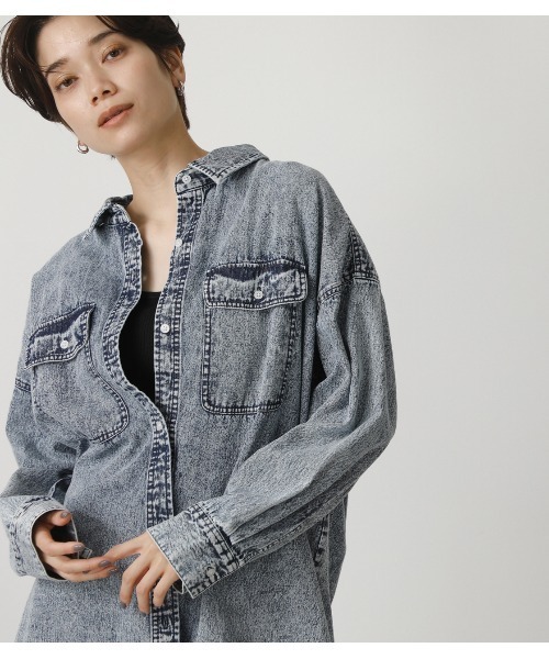 CHEMICAL DENIM SHIRT/ケミカルデニムシャツ（デニムジャケット