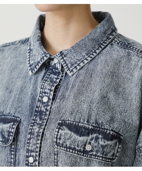 CHEMICAL DENIM SHIRT/ケミカルデニムシャツ（デニムジャケット