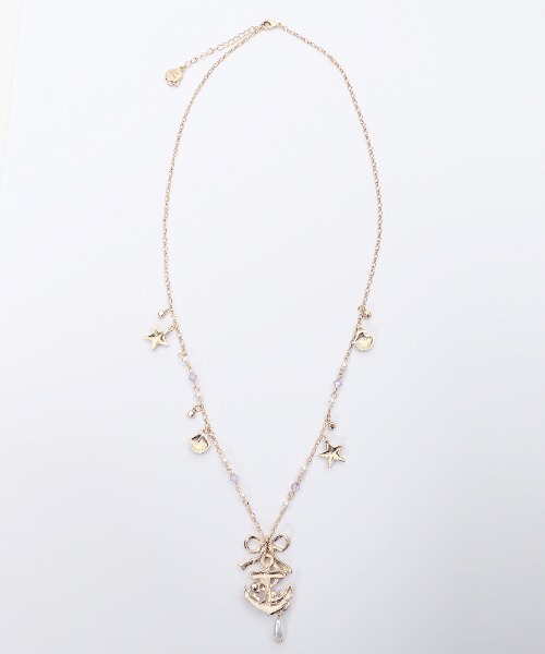 axes femme（アクシーズファム）の「マリンオーナメントネックレス