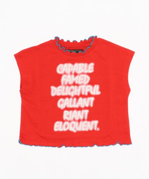 A BOND(アボンド)の「ロックメロータンクトップ(90~150cm)(タンクトップ・キッズ・ホワイト/レッド/チャコール・90/100/110/120/130/140/150)」の13枚目の写真