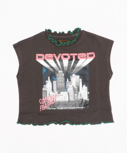 A BOND(アボンド)の「ロックメロータンクトップ(90~150cm)(タンクトップ・キッズ・ホワイト/レッド/チャコール・90/100/110/120/130/140/150)」の8枚目の写真