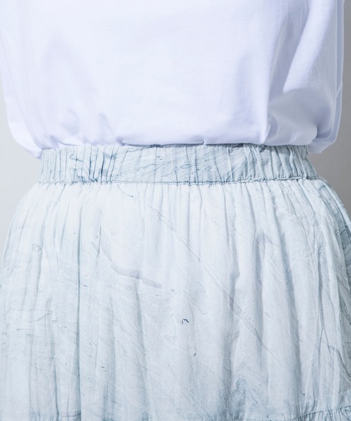 MILLION CARATS(ミリオンカラッツ)の「【STYLE4】マーブルプリントスカート(スカート・レディース・オフホワイト/サックスブルー・FREE)」の13枚目の写真