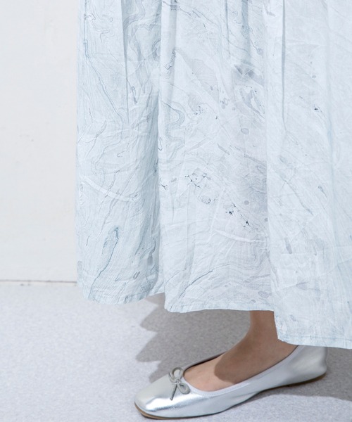 MILLION CARATS(ミリオンカラッツ)の「【STYLE4】マーブルプリントスカート(スカート・レディース・オフホワイト/サックスブルー・FREE)」の15枚目の写真