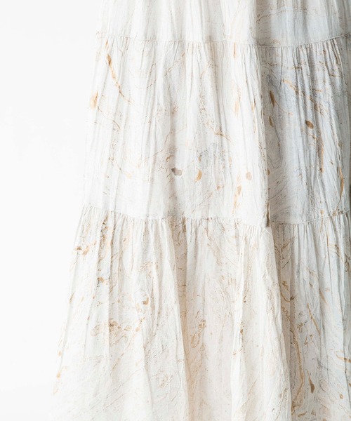 MILLION CARATS(ミリオンカラッツ)の「【STYLE4】マーブルプリントスカート(スカート・レディース・オフホワイト/サックスブルー・FREE)」の6枚目の写真