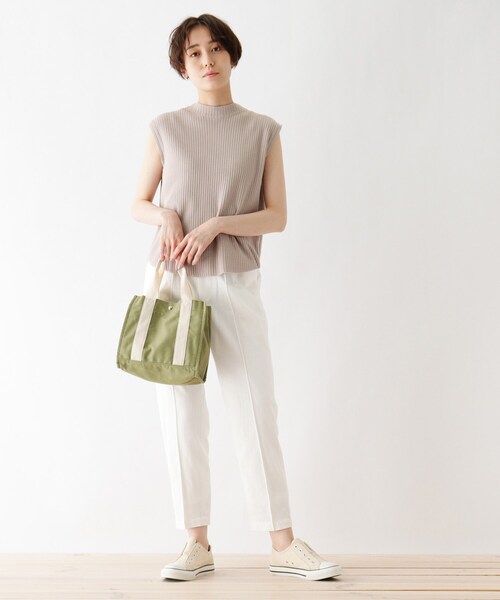 DRESKIP（ドレスキップ）の「◆収納パンプトート（トートバッグ・レディース・アイボリー/グレー/カーキ/イエロー・00）」の16枚目の写真