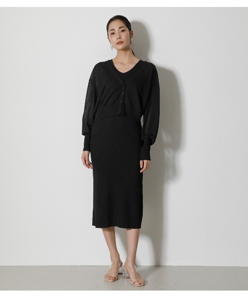 Moussy アズールバイマウジー のファッション Op アンサンブルニットワンピース ワンピース Azul Ensemble Knit Azul By