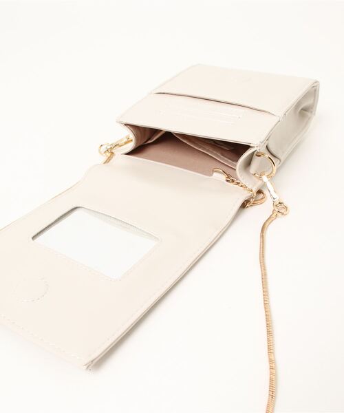 natural couture（ナチュラルクチュール）の「ミラーイン多機能ショルダー（ショルダーバッグ・レディース・その他1/ブラウン/アイボリー/ブラック・FREE）」の7枚目の写真