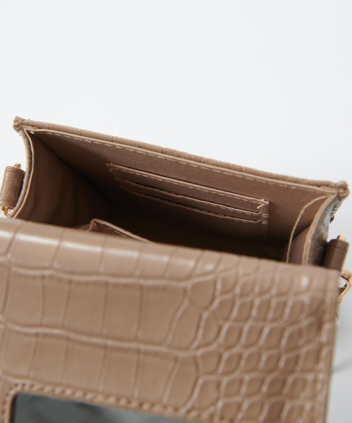 natural couture（ナチュラルクチュール）の「ミラーイン多機能ショルダー（ショルダーバッグ・レディース・その他1/ブラウン/アイボリー/ブラック・FREE）」の18枚目の写真