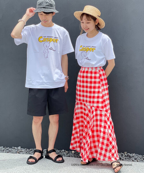 GOOD ROCK SPEED（グッドロックスピード）の「【GOOD ROCK SPEED/グッドロックスピード】Casper Tee キャスパー (21FUN004W)（Tシャツ/カットソー・メンズ・ホワイト・LARGE/MEDIUM）」の6枚目の写真