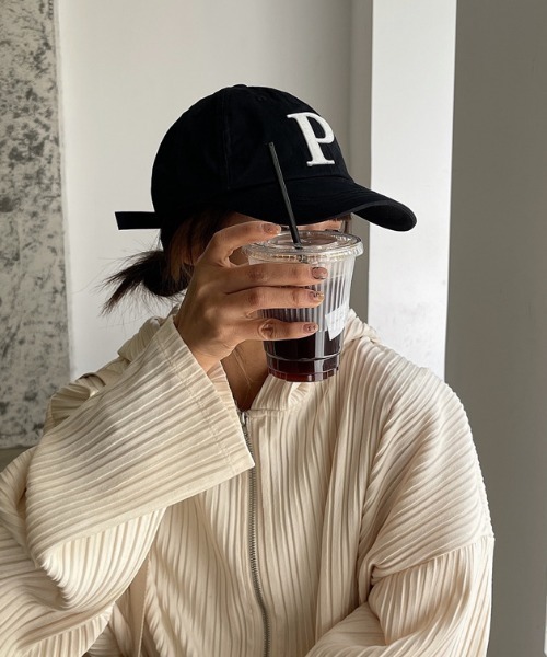 MANGROVE（マングローブ）の「Ｐロゴキャップ（キャップ・レディース・ブラック/グレー/ライトベージュ/ブルー/ライトピンク/ネイビー・FREE）」の17枚目の写真