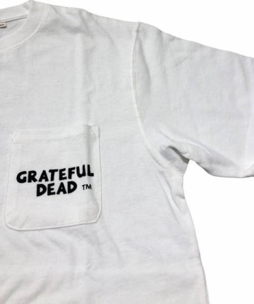 Request（リクエスト）の「【REQUEST】 Grateful Dead 16/-空紡糸 フロッキープリント Tシャツ（Tシャツ/カットソー・メンズ・チャコールグレー/ホワイト系その他/ブラック・2/3）」の6枚目の写真