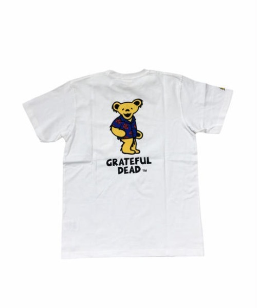 Request（リクエスト）の「【REQUEST】 Grateful Dead 16/-空紡糸 フロッキープリント Tシャツ（Tシャツ/カットソー・メンズ・チャコールグレー/ホワイト系その他/ブラック・2/3）」の5枚目の写真