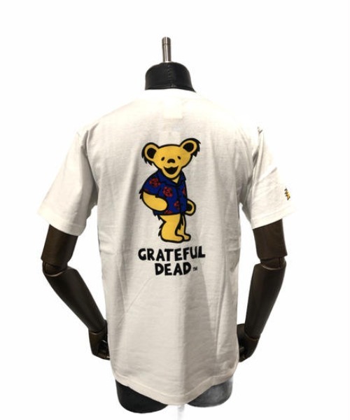 Request（リクエスト）の「【REQUEST】 Grateful Dead 16/-空紡糸 フロッキープリント Tシャツ（Tシャツ/カットソー・メンズ・チャコールグレー/ホワイト系その他/ブラック・2/3）」の8枚目の写真
