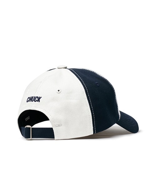 CHUCK（チャック）の「【CHUCK 】ビーチボール２トーンボールキャップ / CHUCK BEACHBALL TWOTONE BALLCAP ST（キャップ・レディース・ネイビー/ワインレッド・FREE）」の6枚目の写真