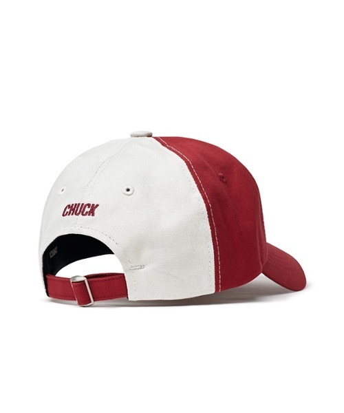 CHUCK（チャック）の「【CHUCK 】ビーチボール２トーンボールキャップ / CHUCK BEACHBALL TWOTONE BALLCAP ST（キャップ・レディース・ネイビー/ワインレッド・FREE）」の4枚目の写真