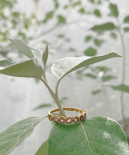 mangata(モンガータ)の「Pluie ring(リング・レディース・パープル・11号/9号)」の3枚目の写真