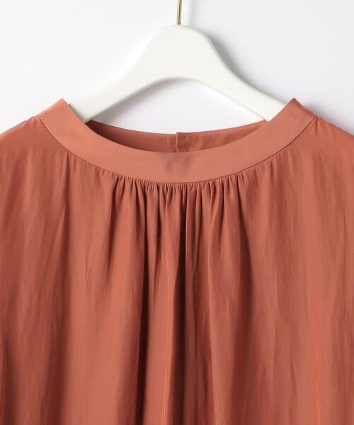 green label relaxing(グリーンレーベルリラクシング)の「ハイネック ギャザー SL ブラウス(シャツ/ブラウス・レディース・ライトグレー/ピンク/その他1・FREE)」の19枚目の写真