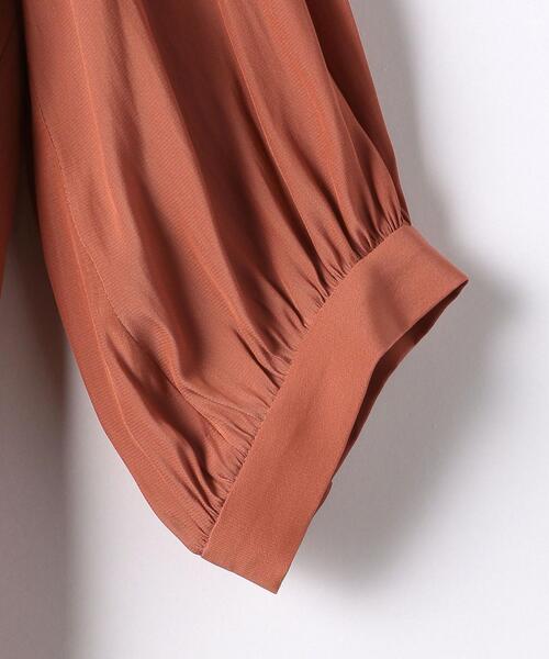 green label relaxing(グリーンレーベルリラクシング)の「ハイネック ギャザー SL ブラウス(シャツ/ブラウス・レディース・ライトグレー/ピンク/その他1・FREE)」の20枚目の写真