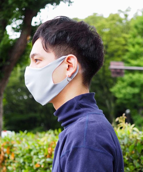 PR01.(ピーアールワン)の「RURURU MASK るるるマスク 2枚set (RM-001-2)(マスク・メンズ・オフホワイト/ライトグレー/ピンクベージュ/ベージュ・SMALL/MEDIUM)」の1枚目の写真