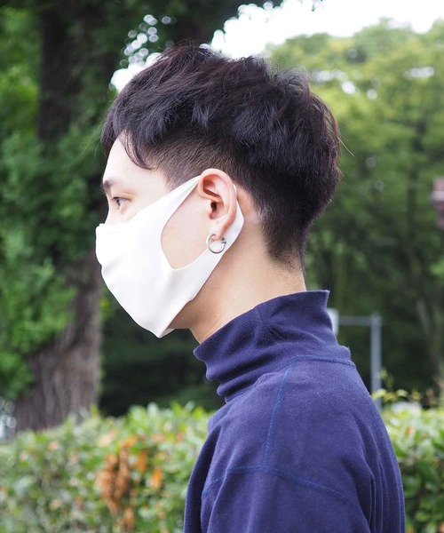 PR01.(ピーアールワン)の「RURURU MASK るるるマスク 2枚set (RM-001-2)(マスク・メンズ・オフホワイト/ライトグレー/ピンクベージュ/ベージュ・SMALL/MEDIUM)」の20枚目の写真