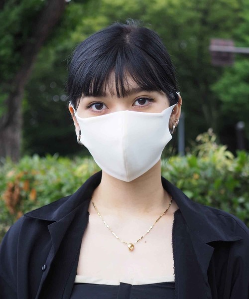PR01.(ピーアールワン)の「RURURU MASK るるるマスク 2枚set (RM-001-2)(マスク・メンズ・オフホワイト/ライトグレー/ピンクベージュ/ベージュ・SMALL/MEDIUM)」の18枚目の写真