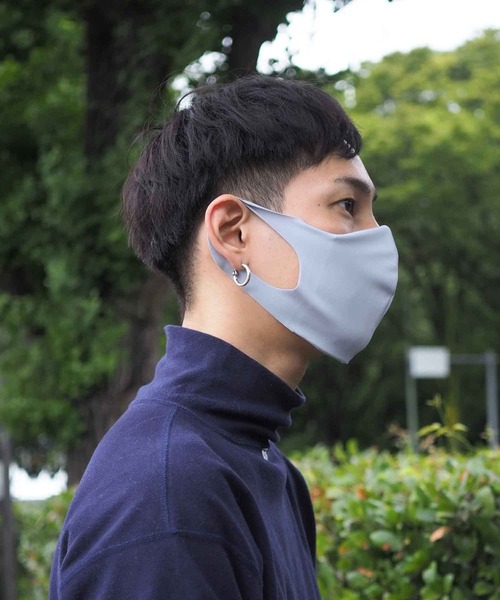 PR01.(ピーアールワン)の「RURURU MASK るるるマスク 2枚set (RM-001-2)(マスク・メンズ・オフホワイト/ライトグレー/ピンクベージュ/ベージュ・SMALL/MEDIUM)」の16枚目の写真