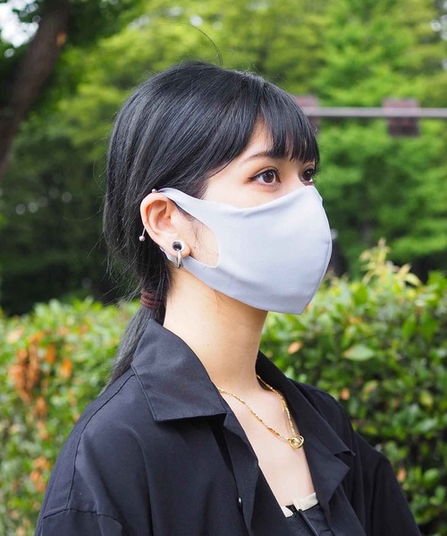PR01.(ピーアールワン)の「RURURU MASK るるるマスク 2枚set (RM-001-2)(マスク・メンズ・オフホワイト/ライトグレー/ピンクベージュ/ベージュ・SMALL/MEDIUM)」の14枚目の写真