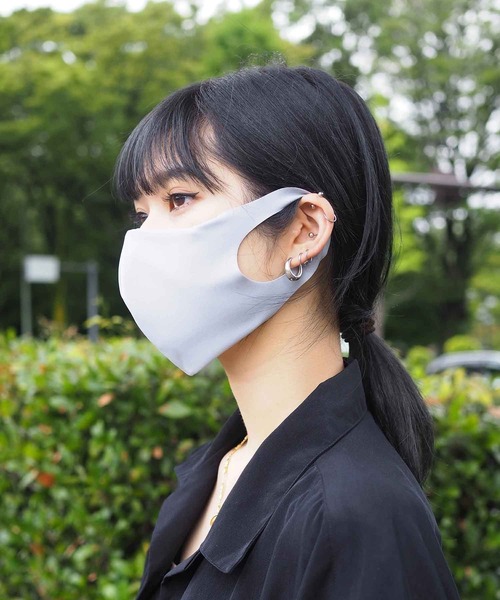 PR01.(ピーアールワン)の「RURURU MASK るるるマスク 2枚set (RM-001-2)(マスク・メンズ・オフホワイト/ライトグレー/ピンクベージュ/ベージュ・SMALL/MEDIUM)」の12枚目の写真
