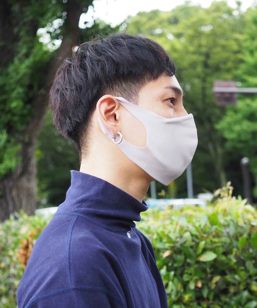 PR01.(ピーアールワン)の「RURURU MASK るるるマスク 2枚set (RM-001-2)(マスク・メンズ・オフホワイト/ライトグレー/ピンクベージュ/ベージュ・SMALL/MEDIUM)」の10枚目の写真