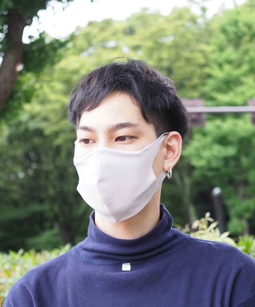 PR01.(ピーアールワン)の「RURURU MASK るるるマスク 2枚set (RM-001-2)(マスク・メンズ・オフホワイト/ライトグレー/ピンクベージュ/ベージュ・SMALL/MEDIUM)」の9枚目の写真