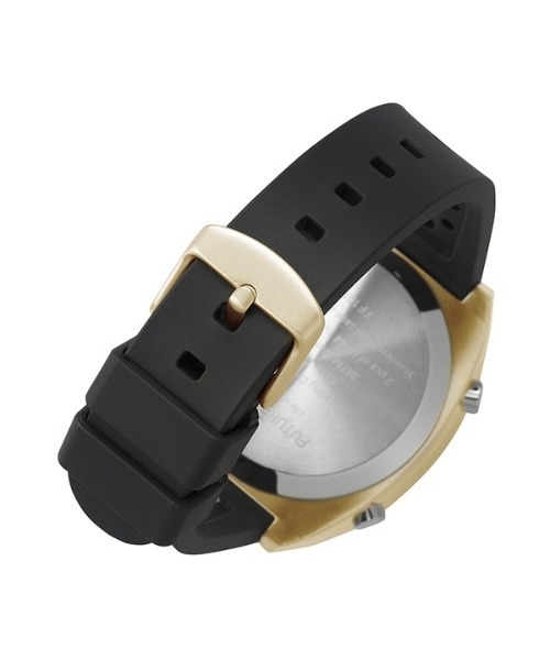 FUTURE FUNK（フーチャーファンク）の「【FUTURE FUNK】FF104-BK-RB アナログデジタル（アナログ腕時計・メンズ・ゴールド/ブラック・ONE SIZE）」の7枚目の写真