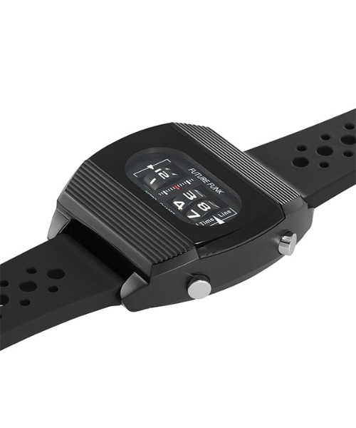 FUTURE FUNK（フーチャーファンク）の「【FUTURE FUNK】FF104-BK-RB アナログデジタル（アナログ腕時計・メンズ・ゴールド/ブラック・ONE SIZE）」の6枚目の写真