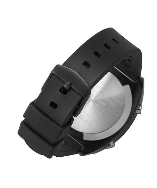 FUTURE FUNK（フーチャーファンク）の「【FUTURE FUNK】FF104-BK-RB アナログデジタル（アナログ腕時計・メンズ・ゴールド/ブラック・ONE SIZE）」の4枚目の写真