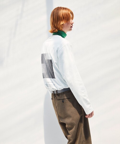 JOSEPH STUDIO（ジョゼフストゥディオ）の「ガンクラブチェック ワイドパンツ（その他パンツ・メンズ・黄土色系3・6/8）」の2枚目の写真