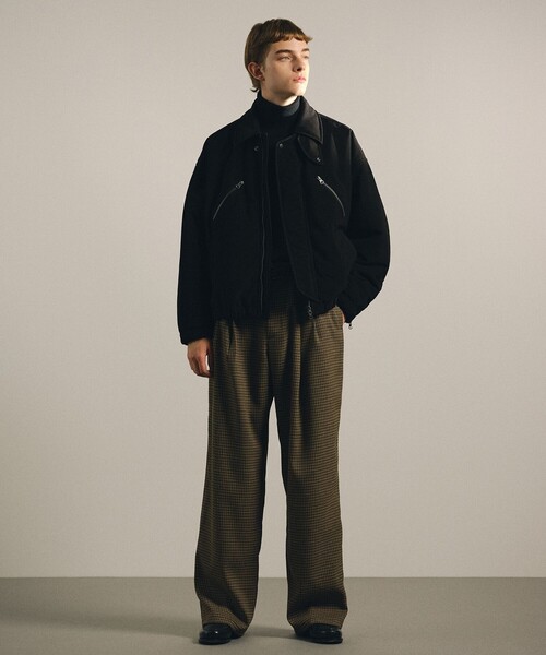 JOSEPH STUDIO（ジョゼフストゥディオ）の「ガンクラブチェック ワイドパンツ（その他パンツ・メンズ・黄土色系3・6/8）」の7枚目の写真