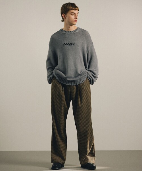 JOSEPH STUDIO（ジョゼフストゥディオ）の「ガンクラブチェック ワイドパンツ（その他パンツ・メンズ・黄土色系3・6/8）」の5枚目の写真