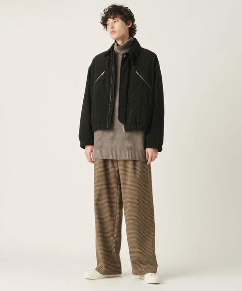 JOSEPH STUDIO（ジョゼフストゥディオ）の「ガンクラブチェック ワイドパンツ（その他パンツ・メンズ・黄土色系3・6/8）」の12枚目の写真