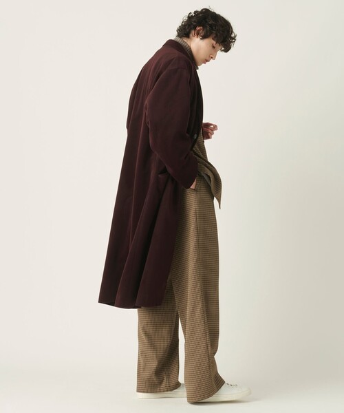 JOSEPH STUDIO（ジョゼフストゥディオ）の「ガンクラブチェック ワイドパンツ（その他パンツ・メンズ・黄土色系3・6/8）」の14枚目の写真