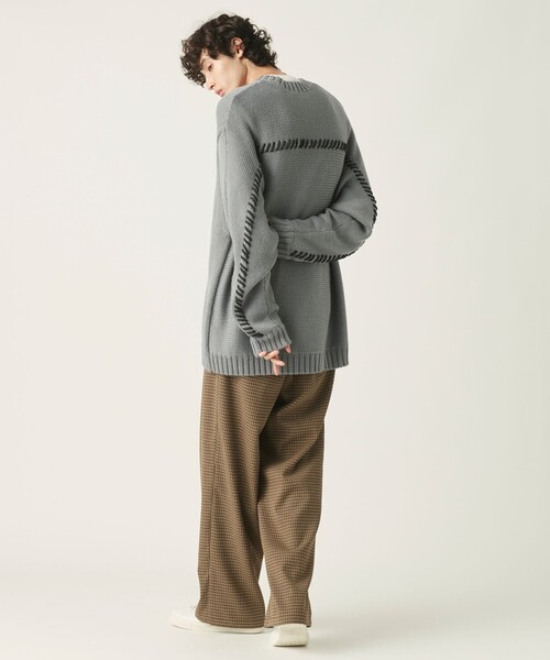 JOSEPH STUDIO（ジョゼフストゥディオ）の「ガンクラブチェック ワイドパンツ（その他パンツ・メンズ・黄土色系3・6/8）」の6枚目の写真