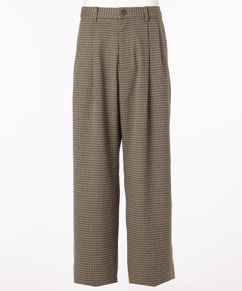 JOSEPH STUDIO（ジョゼフストゥディオ）の「ガンクラブチェック ワイドパンツ（その他パンツ・メンズ・黄土色系3・6/8）」の16枚目の写真