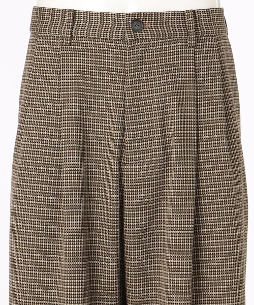 JOSEPH STUDIO（ジョゼフストゥディオ）の「ガンクラブチェック ワイドパンツ（その他パンツ・メンズ・黄土色系3・6/8）」の18枚目の写真