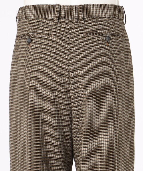 JOSEPH STUDIO（ジョゼフストゥディオ）の「ガンクラブチェック ワイドパンツ（その他パンツ・メンズ・黄土色系3・6/8）」の19枚目の写真