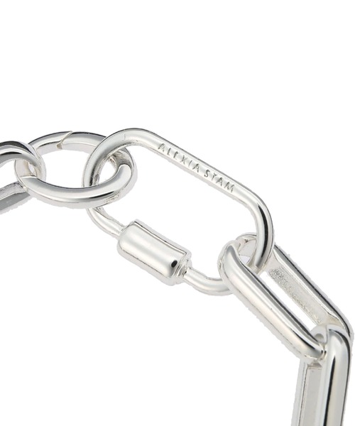 ALEXIA STAM（アリシアスタン）の「Carabiner Chain Bracelet/カラビナチェーンブレスレット（ブレスレット・レディース・シルバー/ゴールド・FREE）」の6枚目の写真